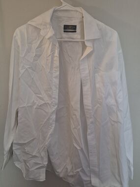 Club Room White Lightweight Men's Shirt Jacket